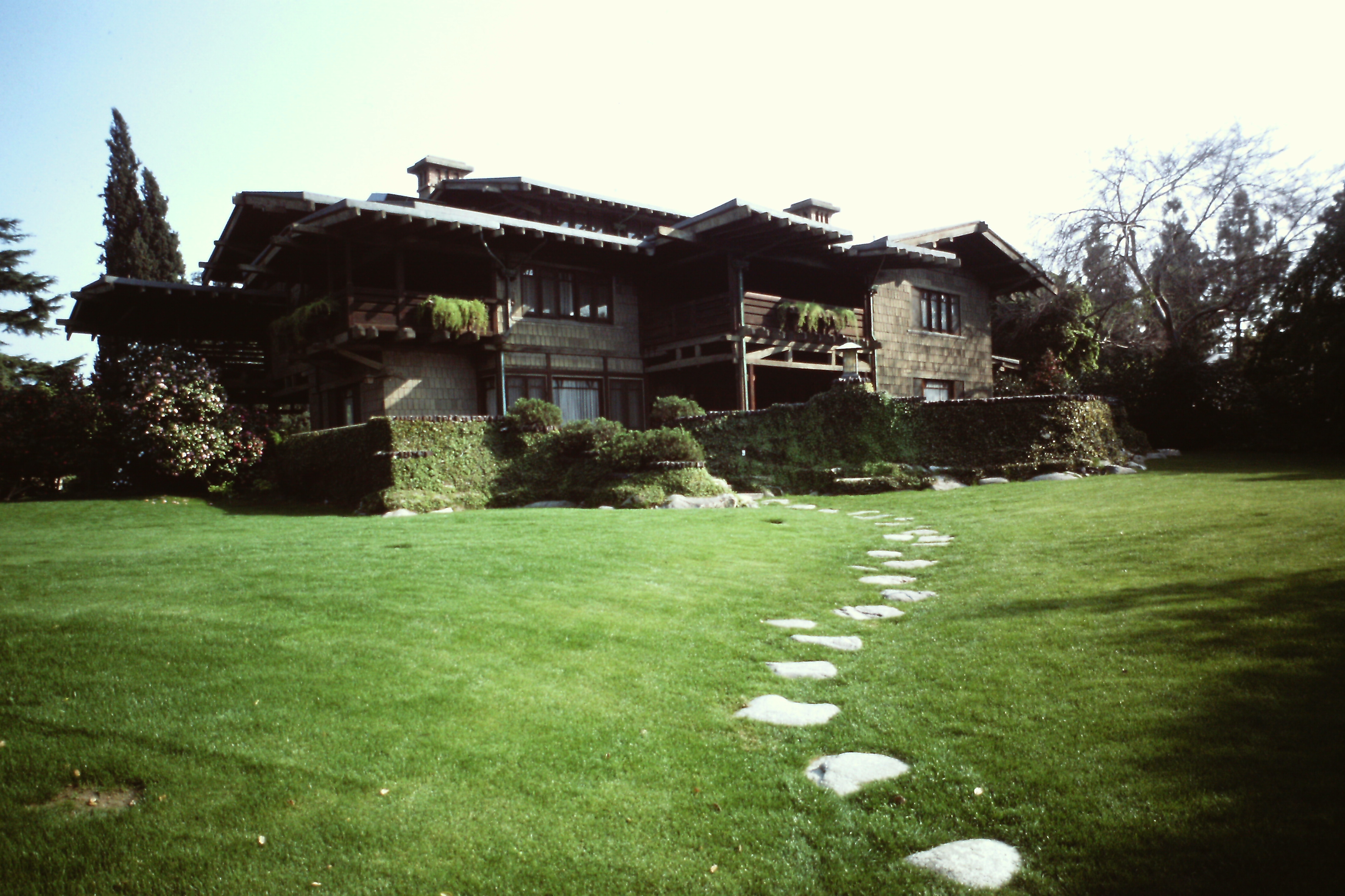 Gamble House, Pasadena, Greene and Greene, 1908-1909 Diapositive André Corboz