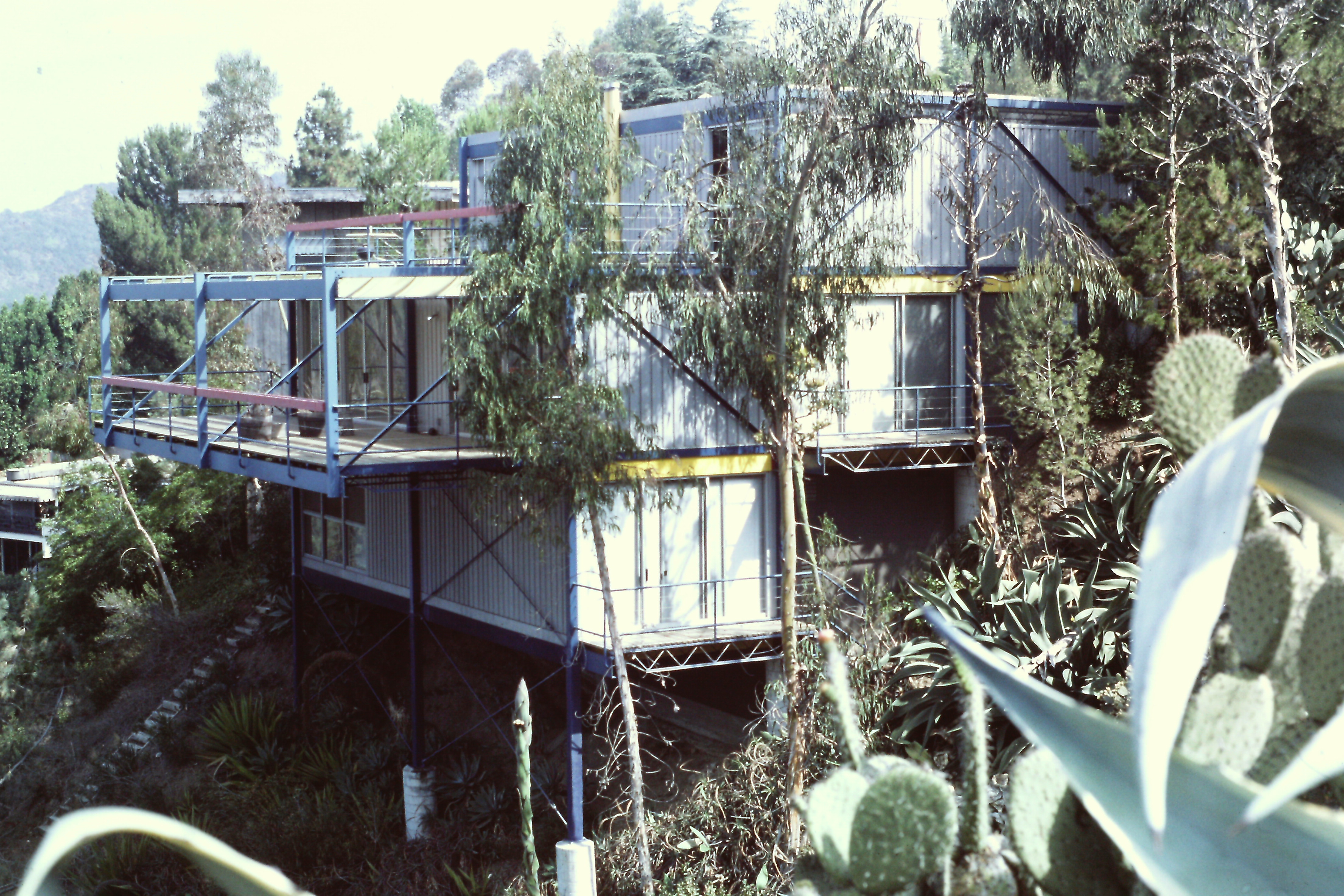 Helmut Schulitz House, Los Angeles, Helmut Schulitz, 1977 Diapositive André Corboz