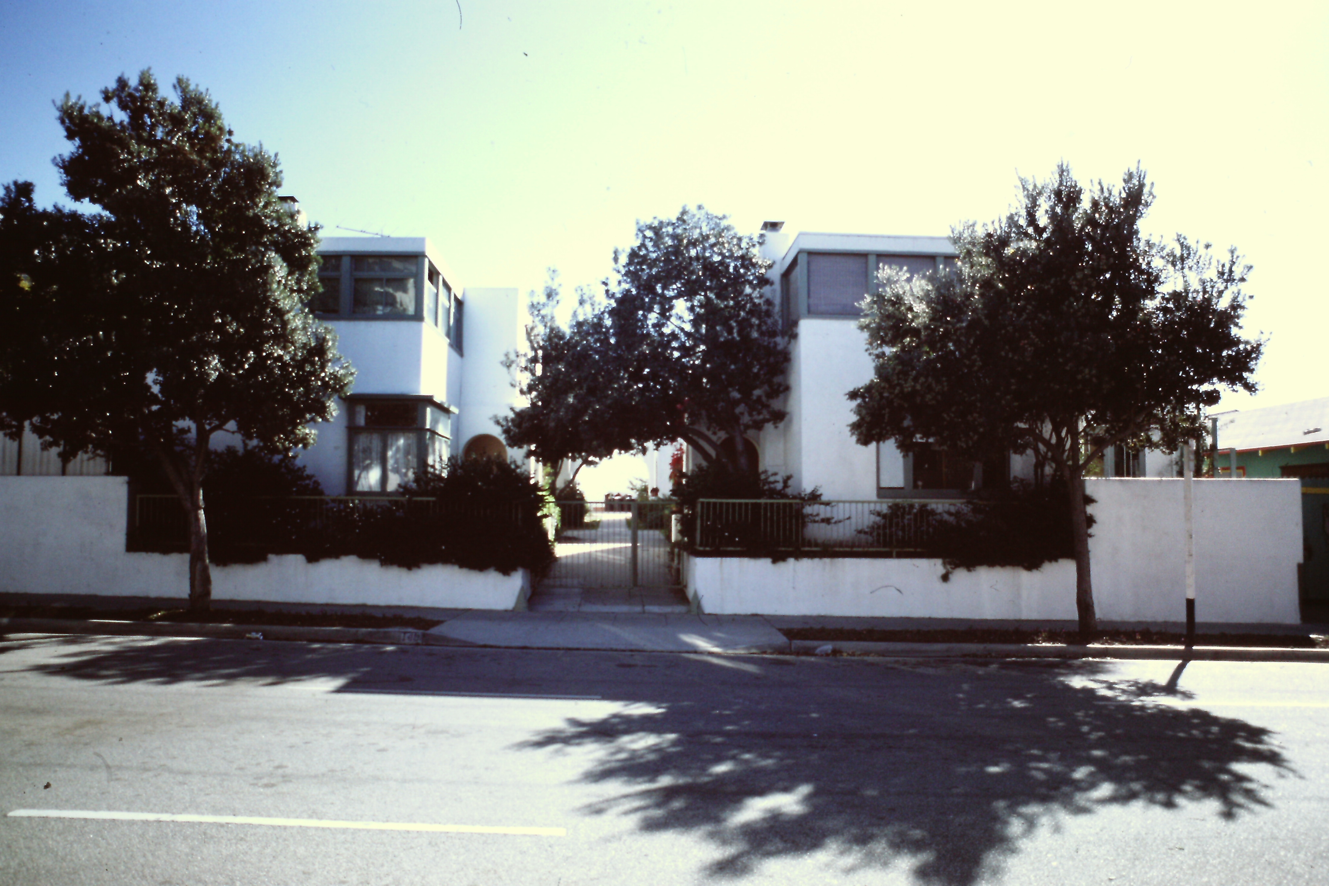 Horatio West Court – Int., Santa Monica, Irving Gill, 1919 Diapositive André Corboz