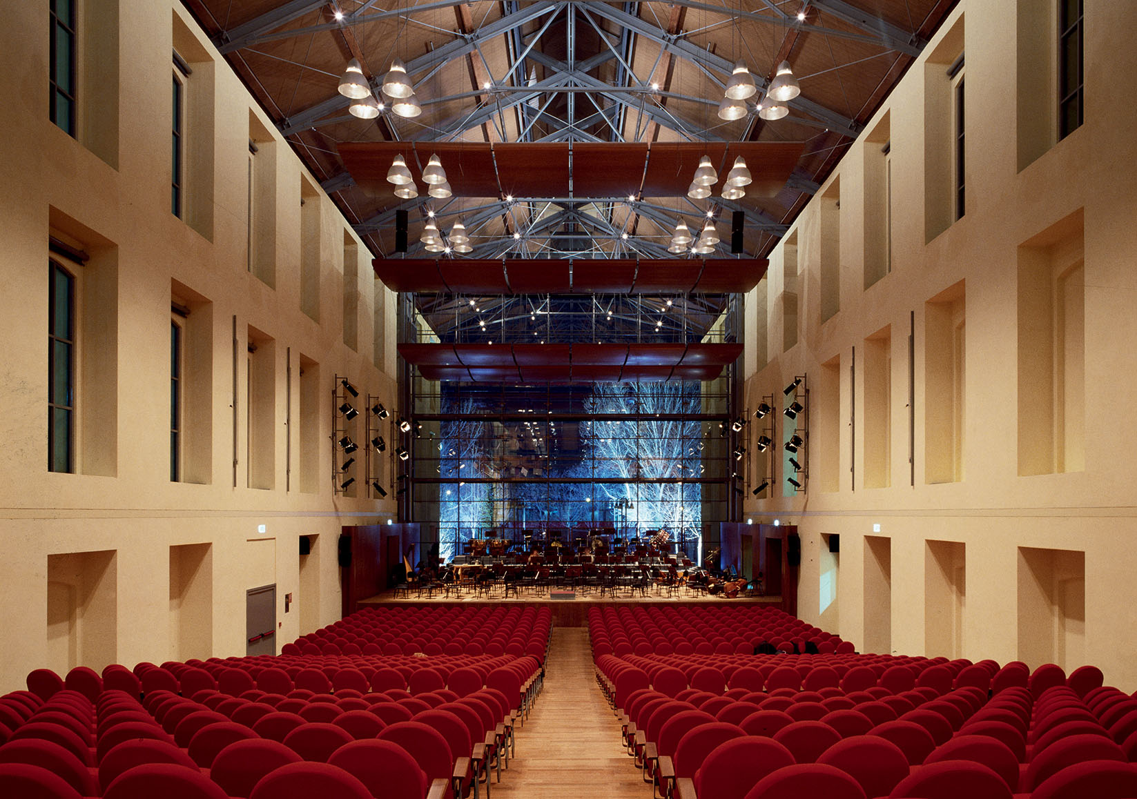 Renzo Piano Building Workshop, Auditorium Niccolò Paganini, Parma 1996-2001.