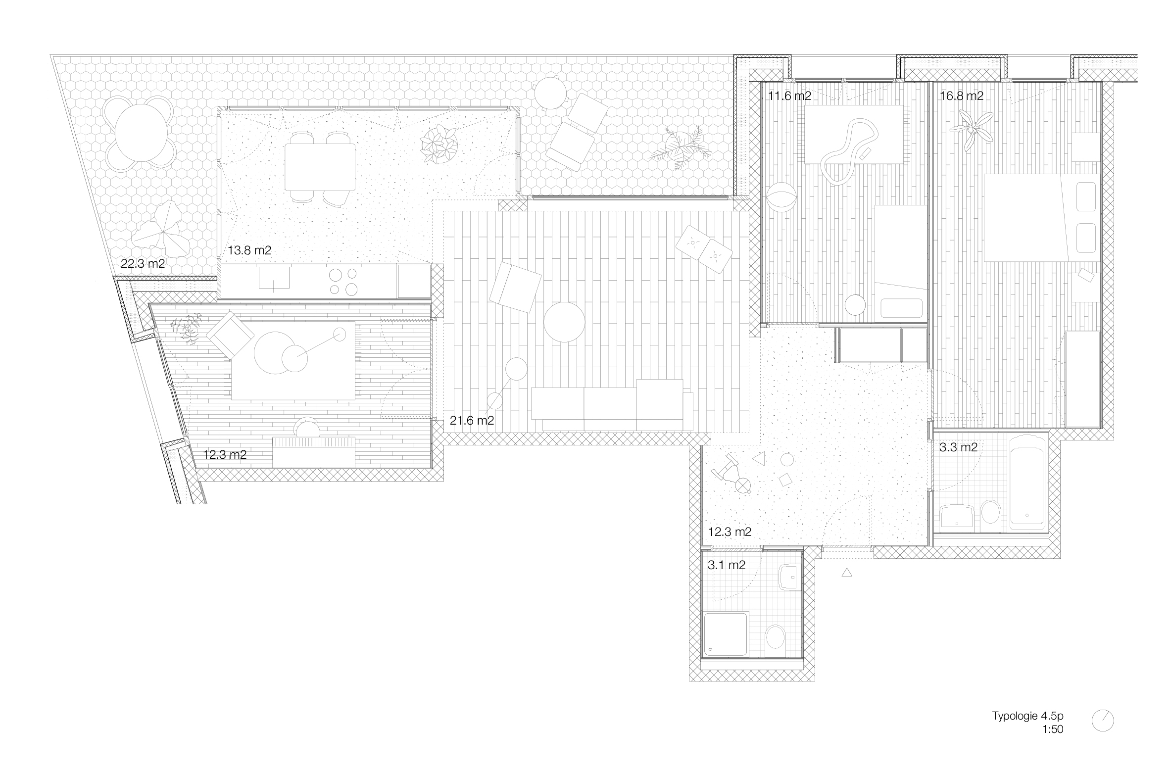 Lot 1 - Typologie du projet En Coulisse de Dreier Frenzel Architecture + Communication