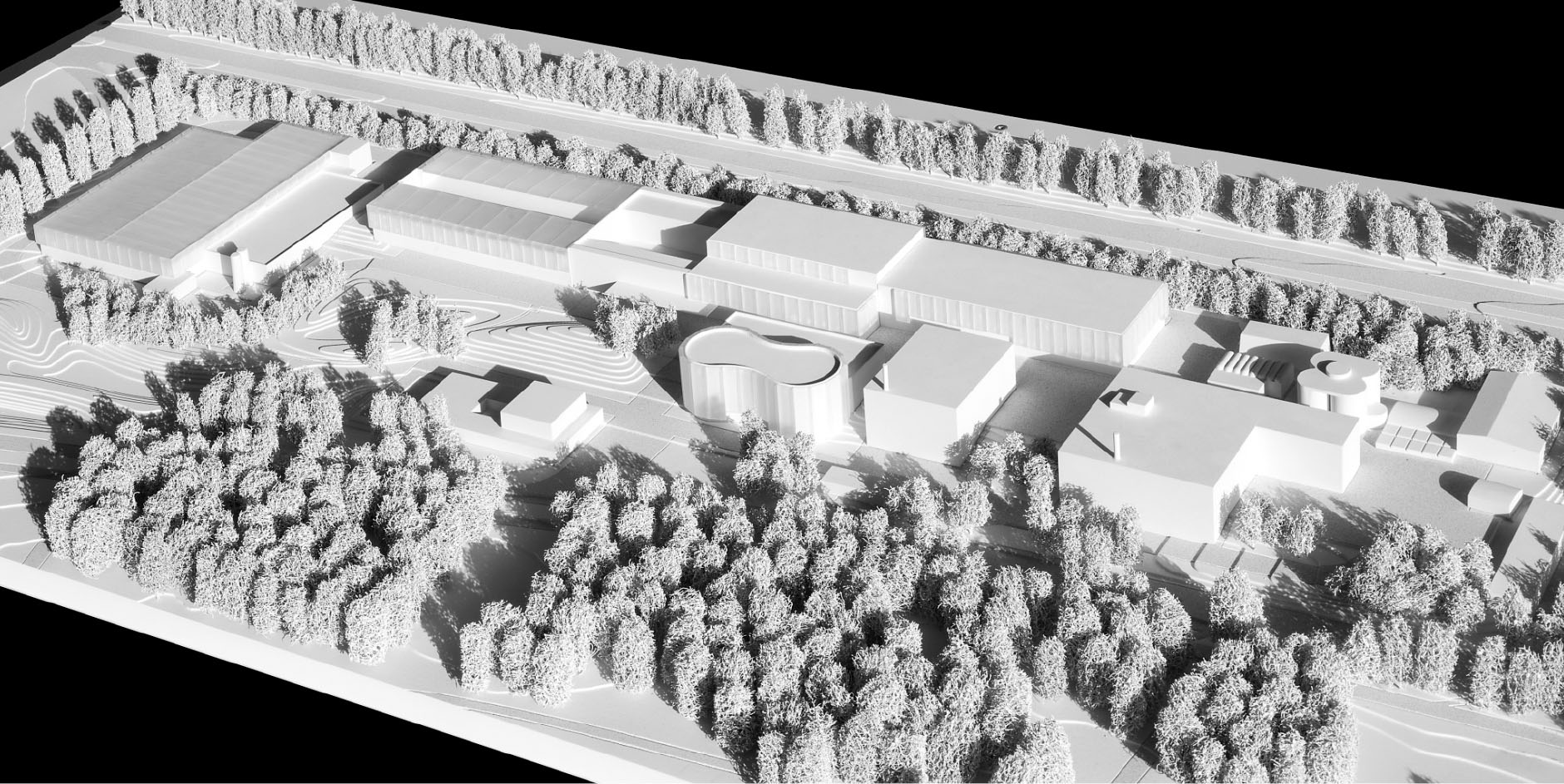 Vue générale de la station d’épuration des eaux usées de Vidy