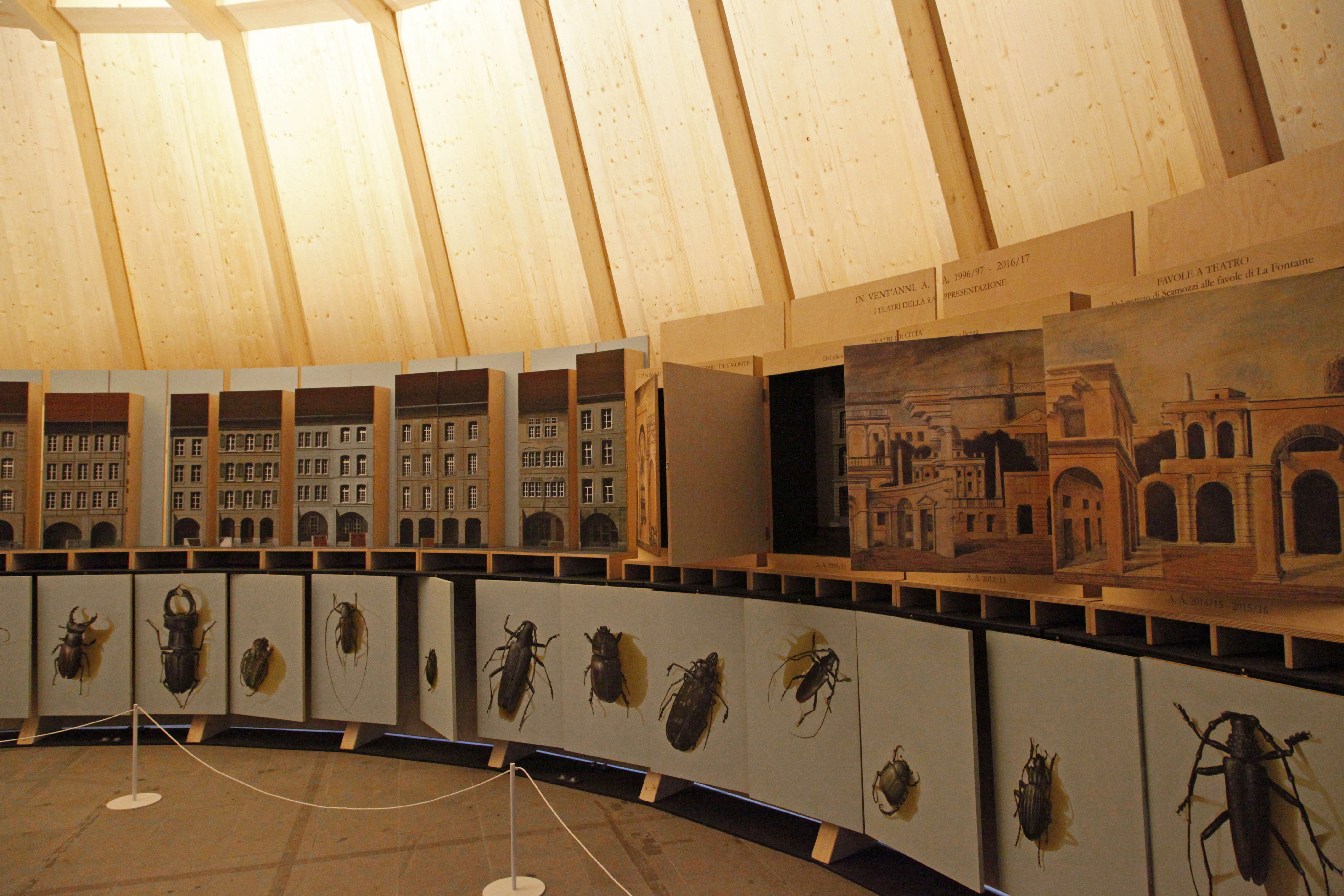 Progetto di allestimento alla 16ma Biennale Architettura di Venezia a cura di Mario Botta