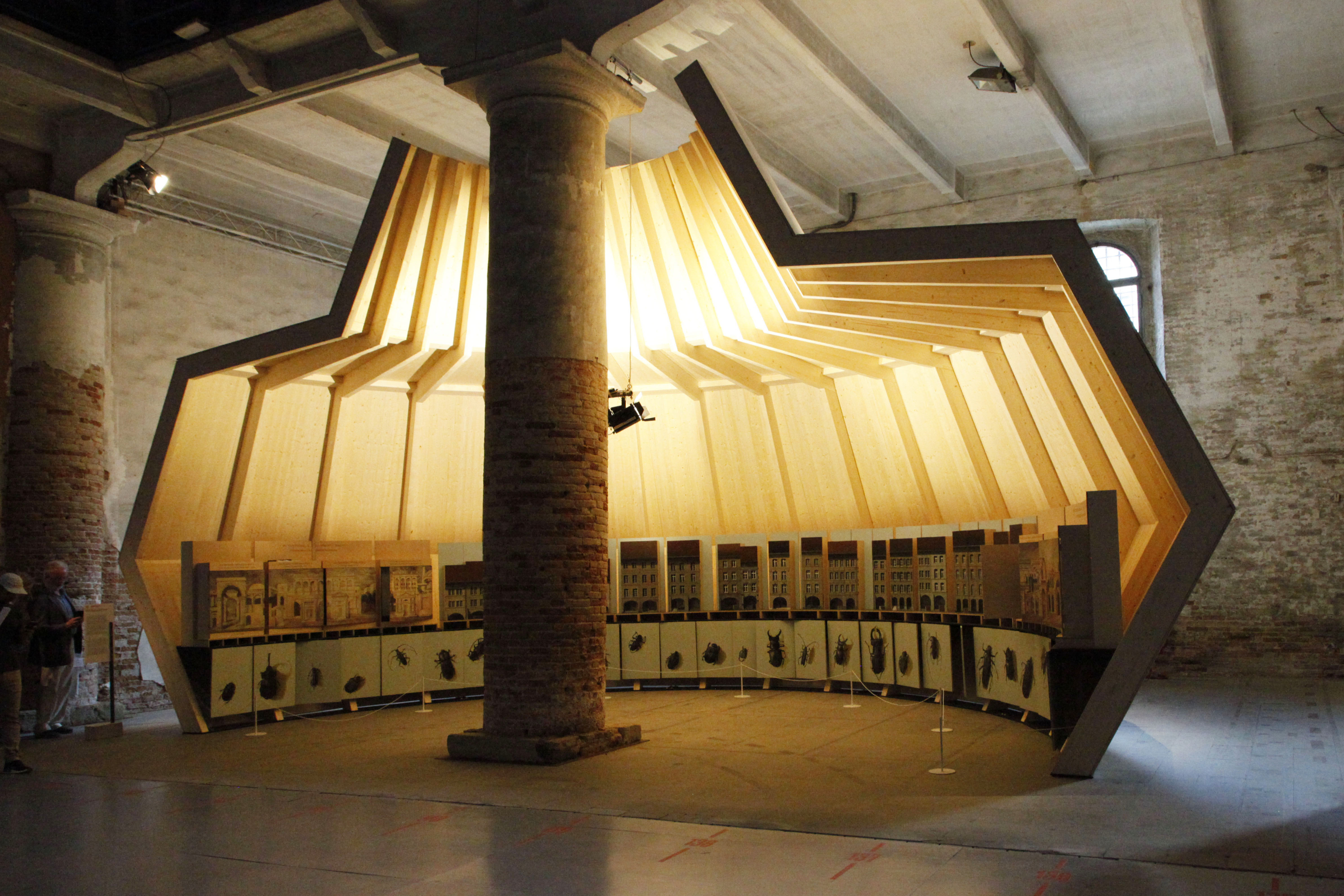 Progetto di allestimento alla 16ma Biennale Architettura di Venezia a cura di Mario Botta