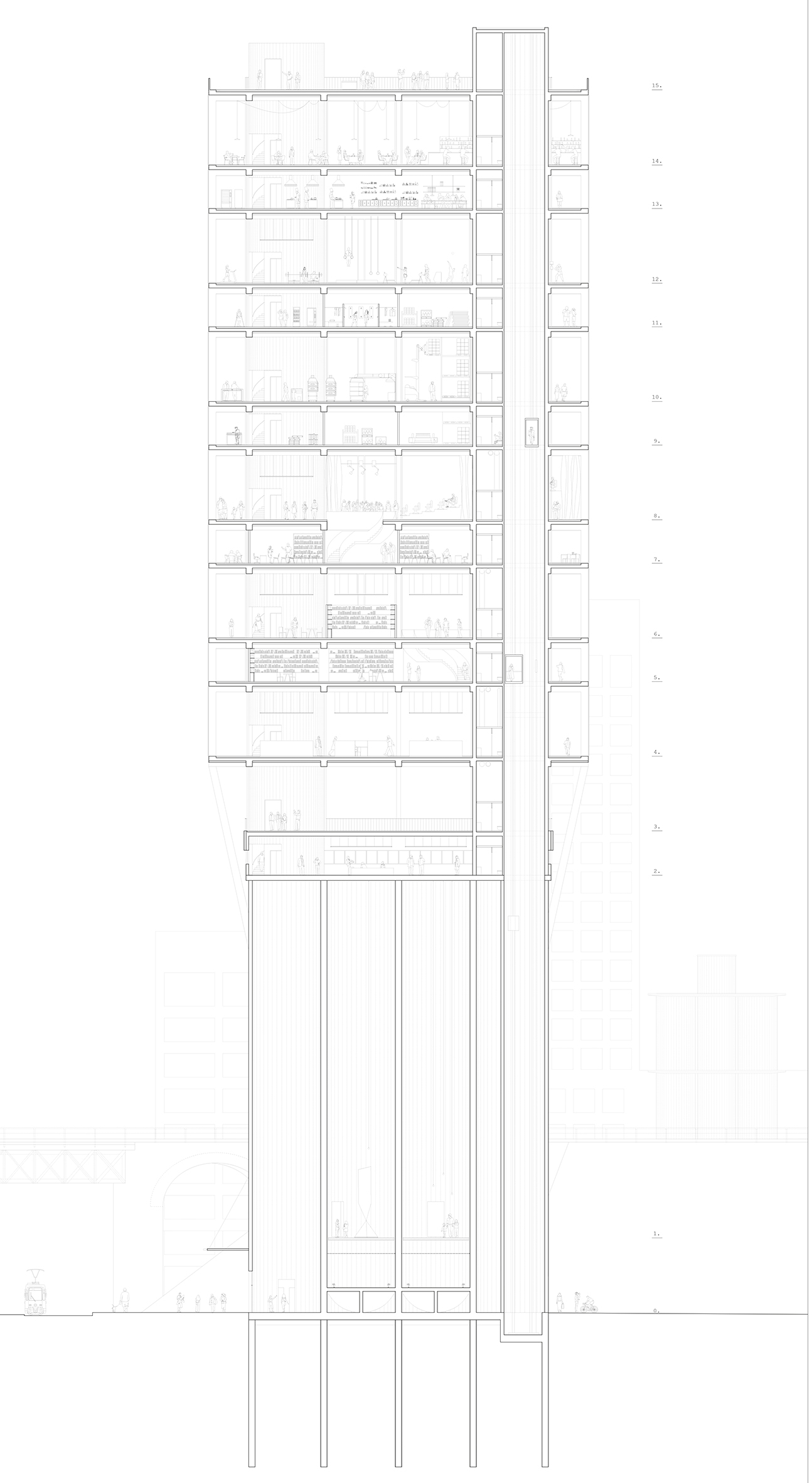 Coupe du silo