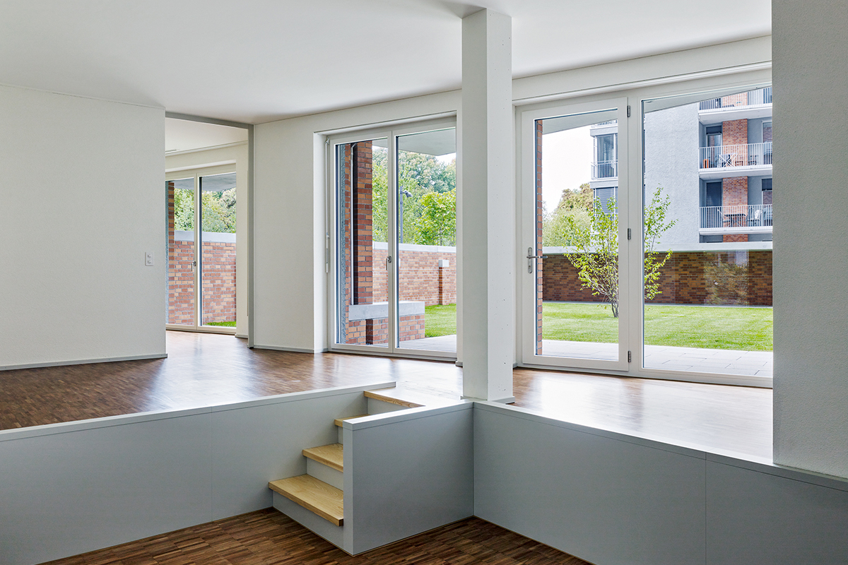 Freilager Zürich Baufeld C mit wohngesunden Innenräumen nach Minergie-P-Eco, von den Architekten Office Haratori / Office Winhov.