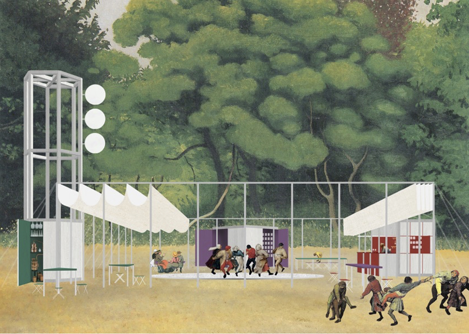 Piovenefabi, Parckdesign Pavilion, Brüssel 2016.