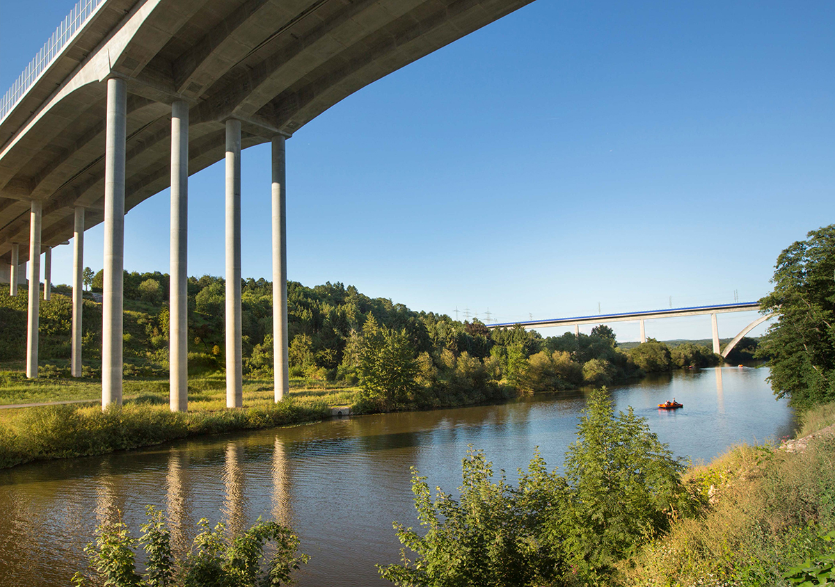 Anerkennung: Lahntalbrücke Limburg BAB A3 Köln - Frankfurt Ingenieurbüro: Konstruktionsgruppe Bauen AG, Kempten Bauherr: Hessen Mobil, Wiesbaden