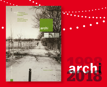 Ventennale rivista Archi – La copertina del numero 3/2000