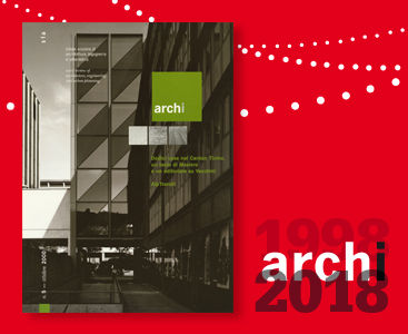 Ventennale rivista Archi – La copertina del numero 5/2000