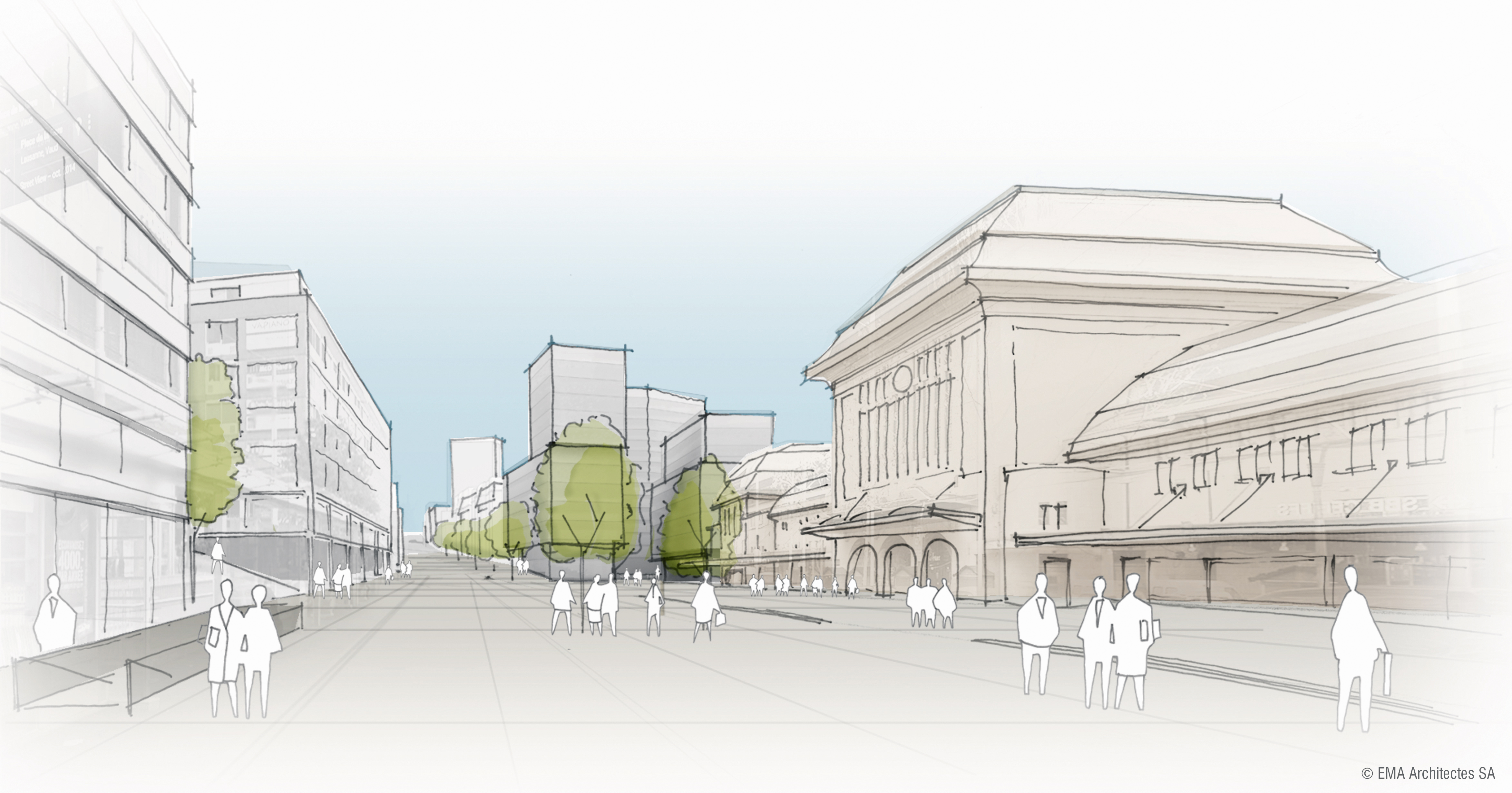Aménagement du site de La Rasude au centre de Lausanne