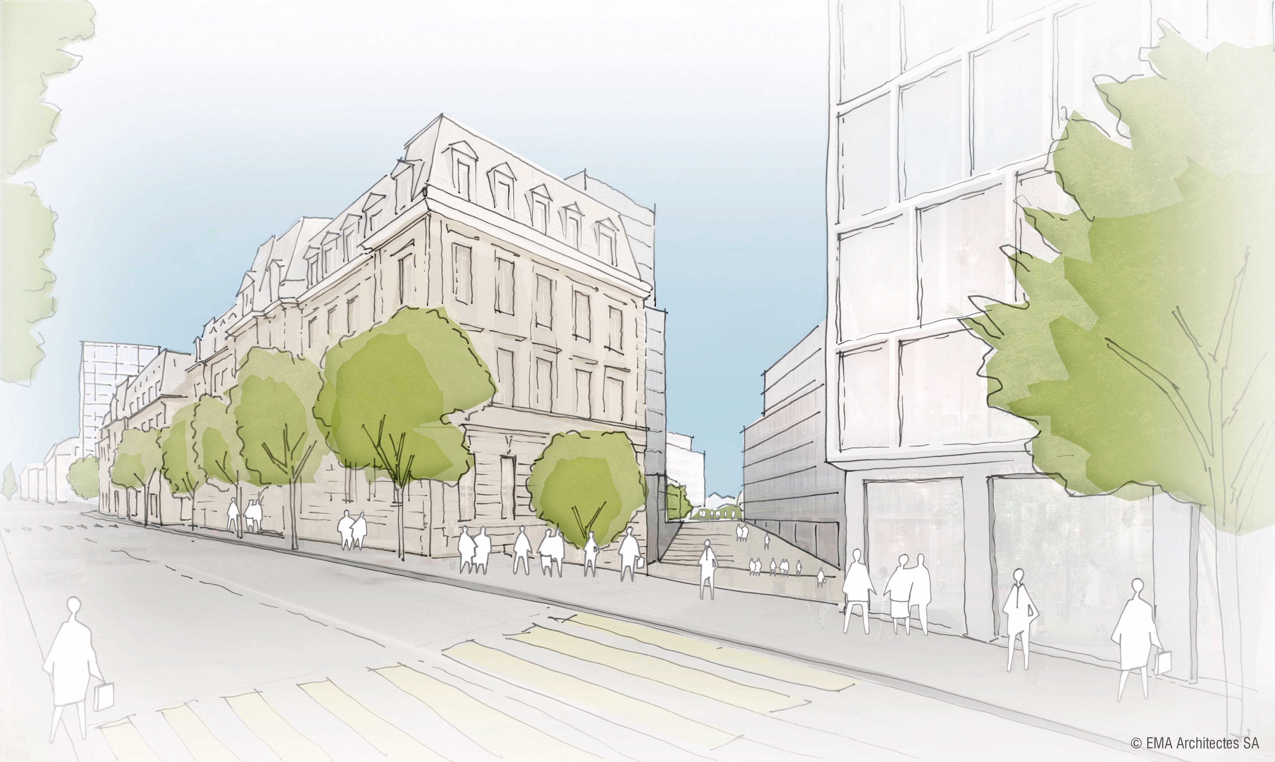 Le futur quartier de La Rasude proposera un lieu de vie à la temporalité cyclique, capable de vivre aussi bien de jour que de nuit.