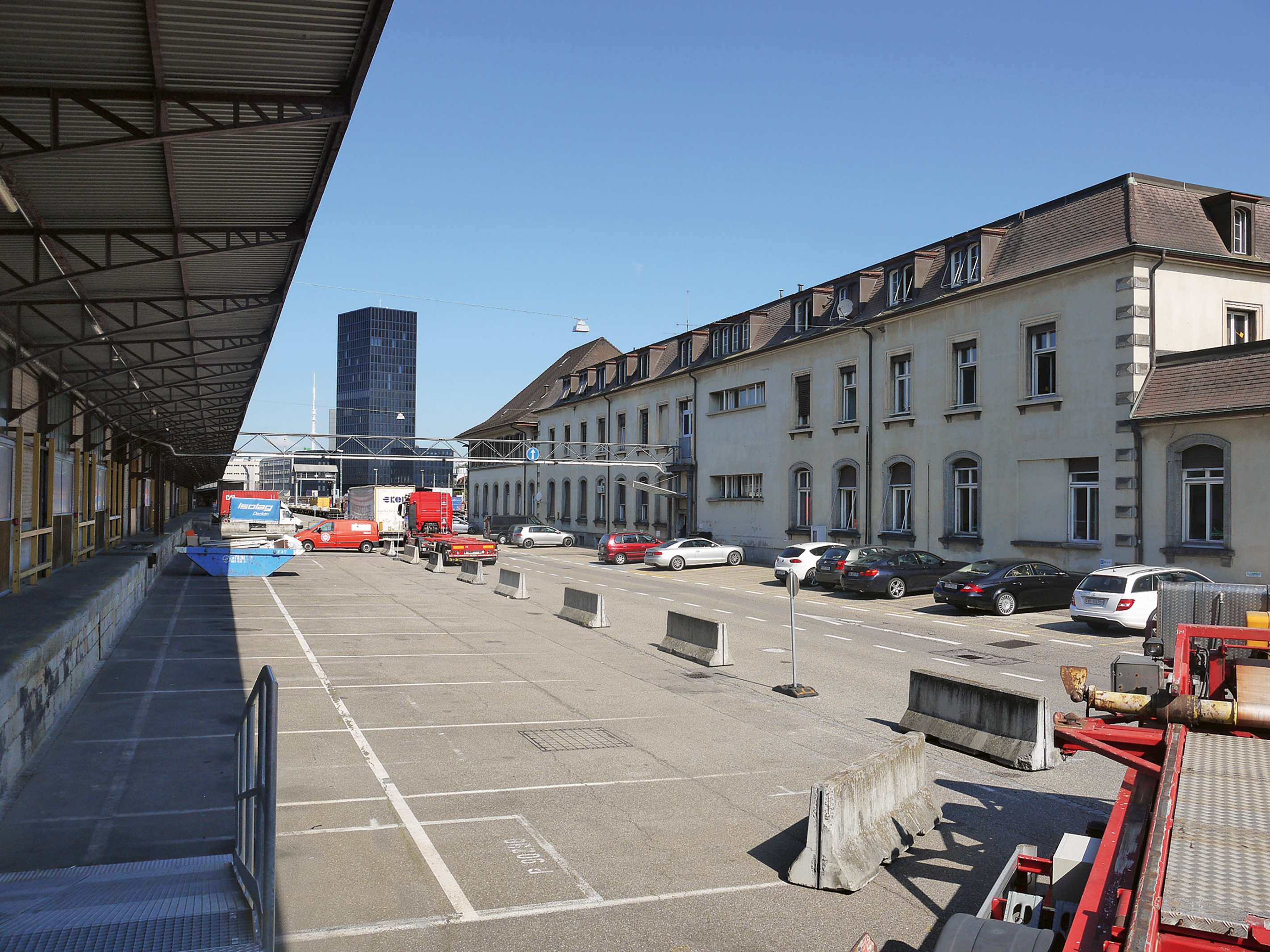 Sur la zone de la gare de fret de Wolf, des chambres d’affaires, des bureaux et des appartements seront construits un jour.