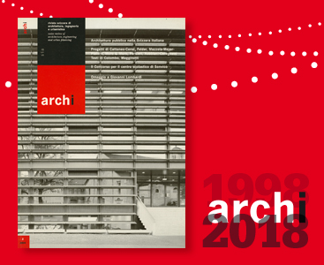 Ventennale rivista Archi – La copertina del numero 2/2004