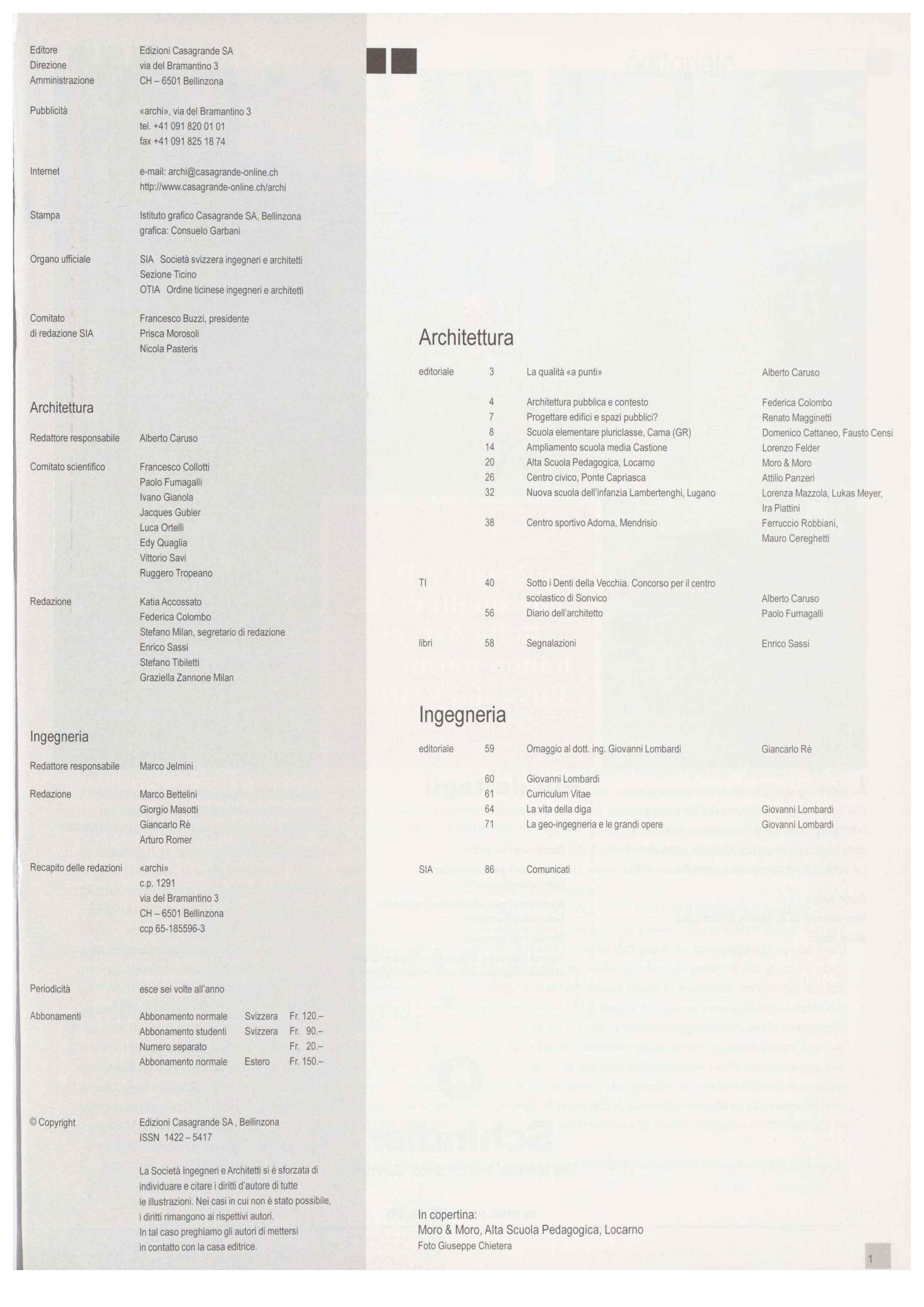 Indice Archi 2/2004