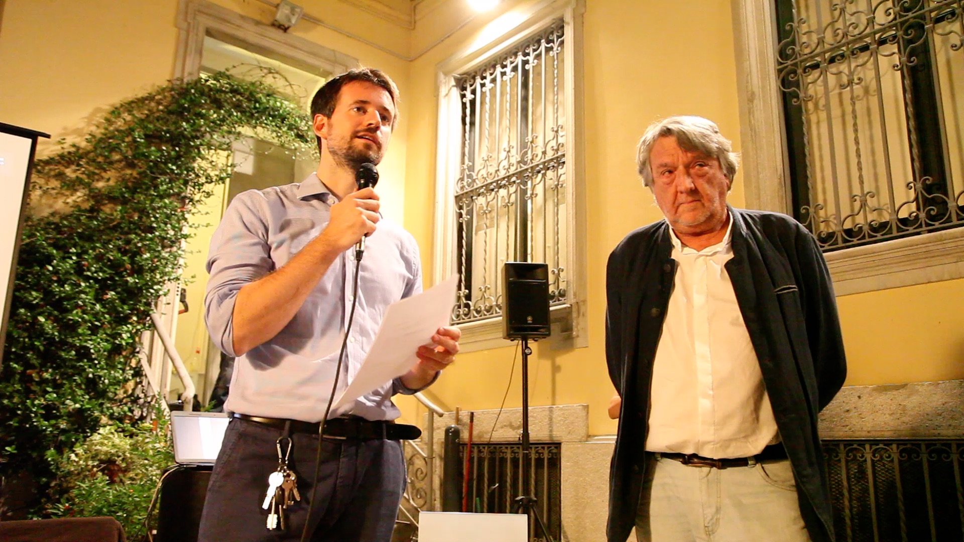 Gabriele Neri, redattore Archi e Adriano Kestenholz, regista e sceneggiatore