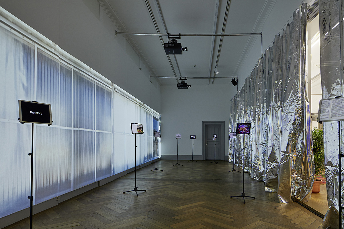 Videoinstallation von Jenny Rodenhouse über den «Case Study» von agps Architecture: 99¢ space