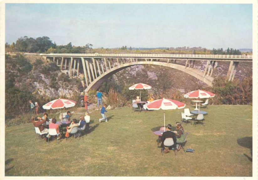 Le pont de la Storms River en Afrique du Sud, carte postale