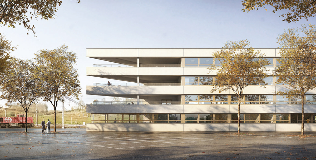 Siegerprojekt «En même temps» der Architekten lopes brenna zusammen mit Filippo Bolognese.