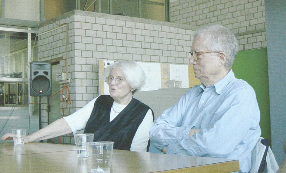 Denise Scott Brown und Robert Venturi im Sommer 2002 in Chur.