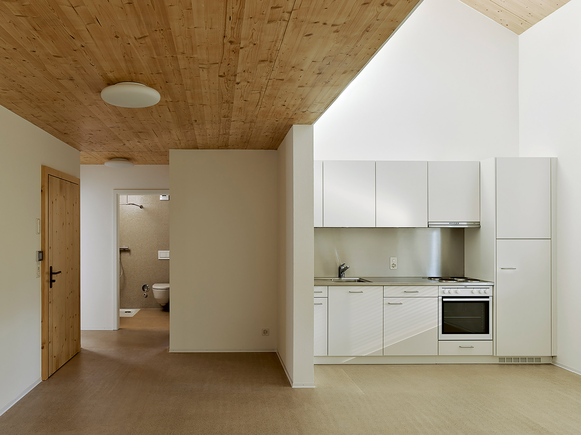 La casa per la popolazione migrante progettata da TRIBU architecture a Losanna.