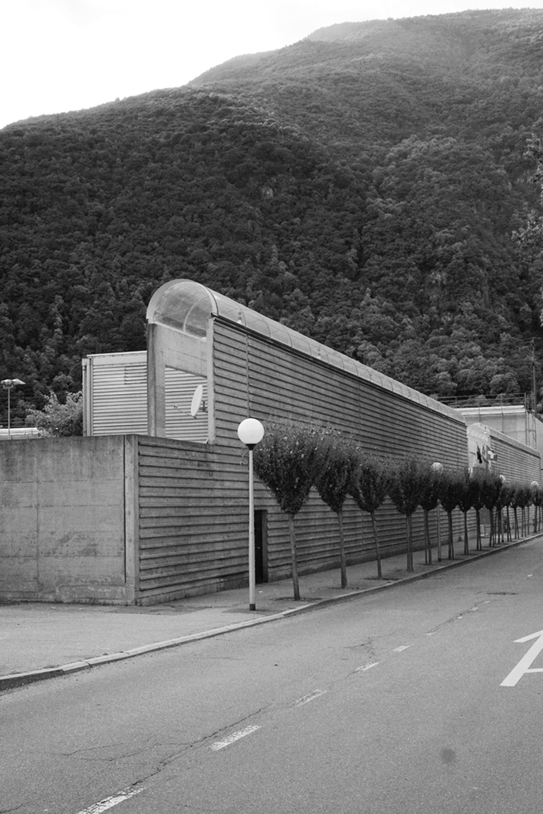 Aurelio Galfetti, Tennis Club Bellinzona, photographe Martin Grund, prix avec mention spéciale