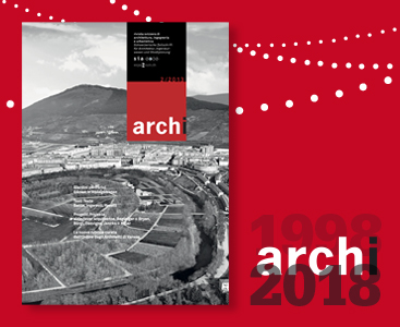 Ventennale rivista Archi – La copertina del numero 2/2013