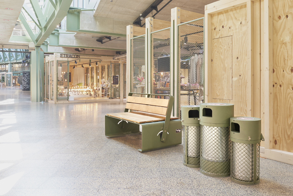 Die Architekten entwarfen auch die Möblierung der Mall.