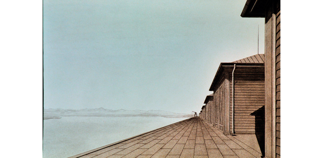 Die Semesterarbeiten am Lehrstuhl von Fabio Reinhart (1983–1991) an der ETHZ transportierten anschaulich die Methoden der Analogen Architektur.