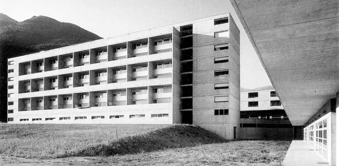 Luigi Snozzi, Guidotti architetti, Edificio Morenal, Monte Carasso, 1996 (Foto: Filippo Simonetti)
