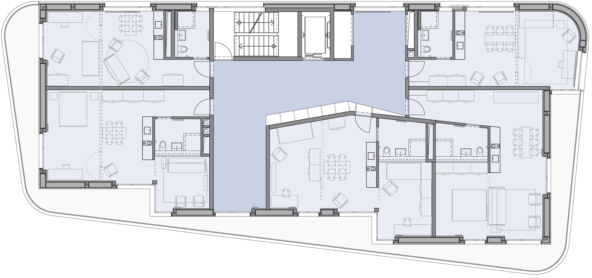 Projekt: Kanzleistrasse 50, Winterthur Architektur: Haerle Hubacher Architekten, Zürich Bauträgerschaft: gesewo, Genossenschaft für selbstverwaltetes Wohnen, Winterthur Fertigstellung: Ende 2010