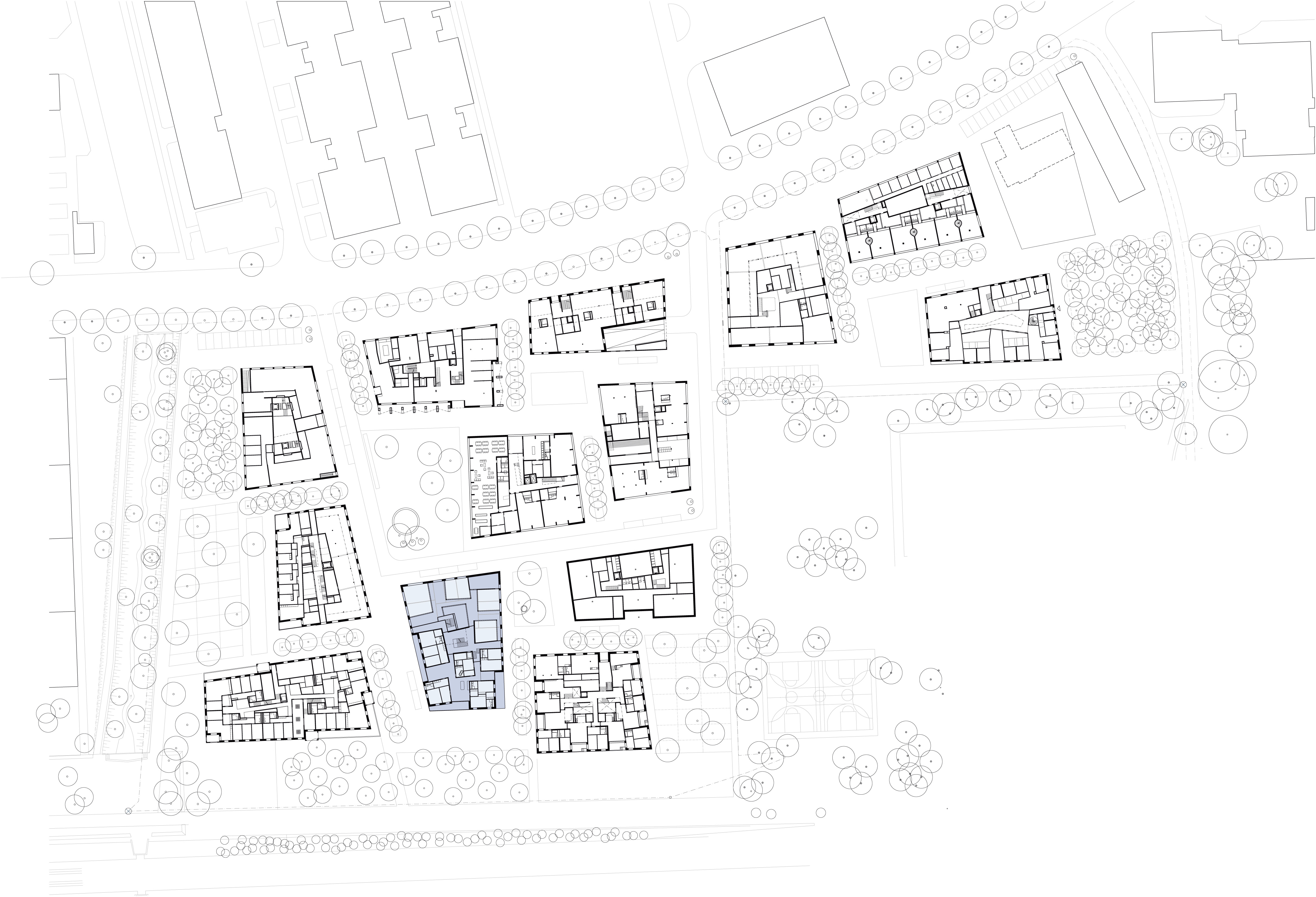 Projekt: mehr als wohnen Adresse: Hunziker-Areal, Zürich Leutschenbach Architektur: Arge futurafrosch/Duplex Architekten (Städtebau und vier Einzelhäuser), Zürich Bauträgerschaft: baugenossenschaft mehr als wohnen Fertigstellung: Ende 2014