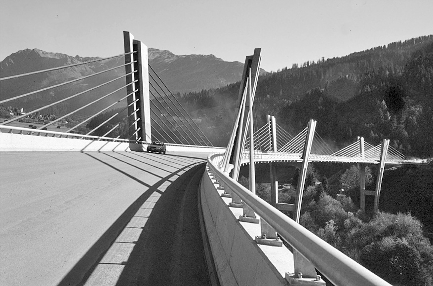 Sunnibergbrücke bei Klosters von Christian Menn, 1999