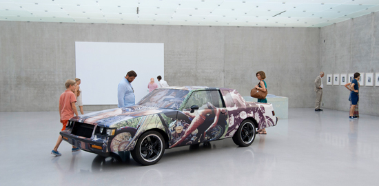 Die aktuelle Ausstellung «It's a Free Concert» zeigt bis zum 5. Oktober 2014 Werke von Richard Prince. (Foto: Christian Hinz /Richard Prince und Kunsthaus Bregenz)