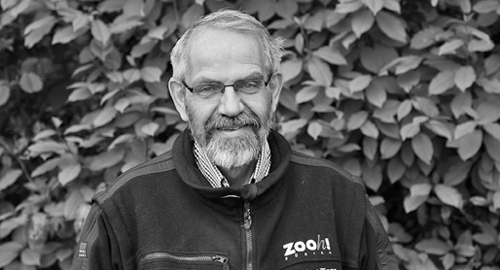 Robert Zingg ist promovierter Zoologe und als Senior Kurator für Elefanten, Nashörner und Menschenaffen im Zoo Zürich tätig. Ausserdem hat er einen Lehrauftrag an der ETH Zürich. (Foto: Zoo Zürich, Samuel Furrer)