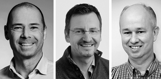 Im Gespräch: Fredy Studer, Markus Schmid und Rolf Liechti.
