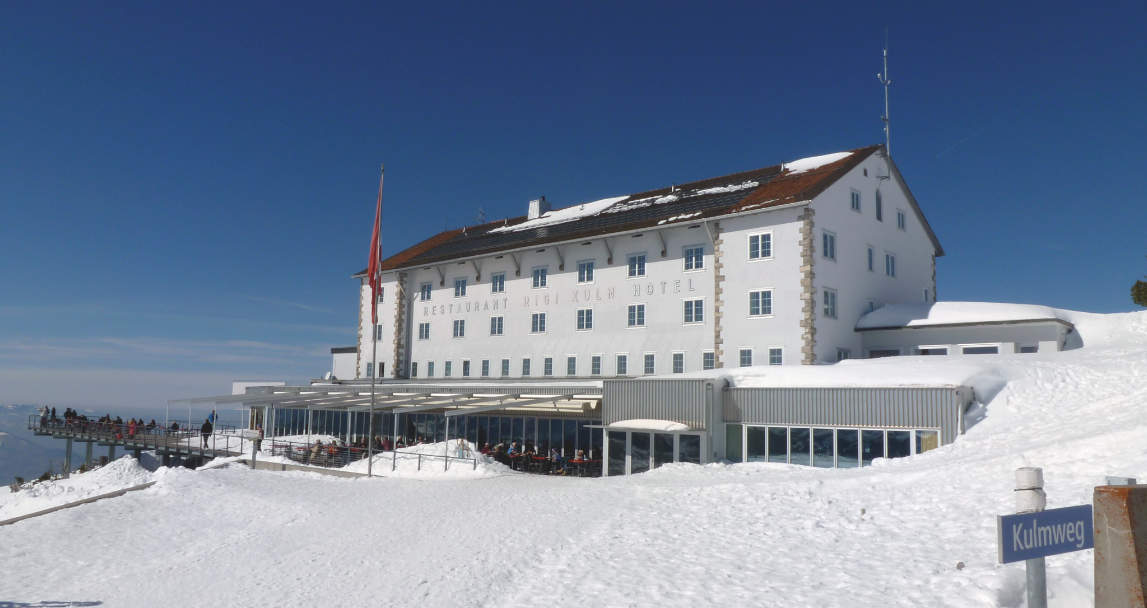 Das heutige Hotel Rigi Kulm entstand 1952 1954 auf dem ehemaligen Westflügel des Grandhotel Schreiber. 1992 1993 wurde es durch Daniele Marques und Bruno Zurkirchen um Terrasse und Veranda erweitert, zeitgleich mit der Renovation von Gebäudetechnik und Küche. 2007 erfolgte die Renovation der Gästezimmer.