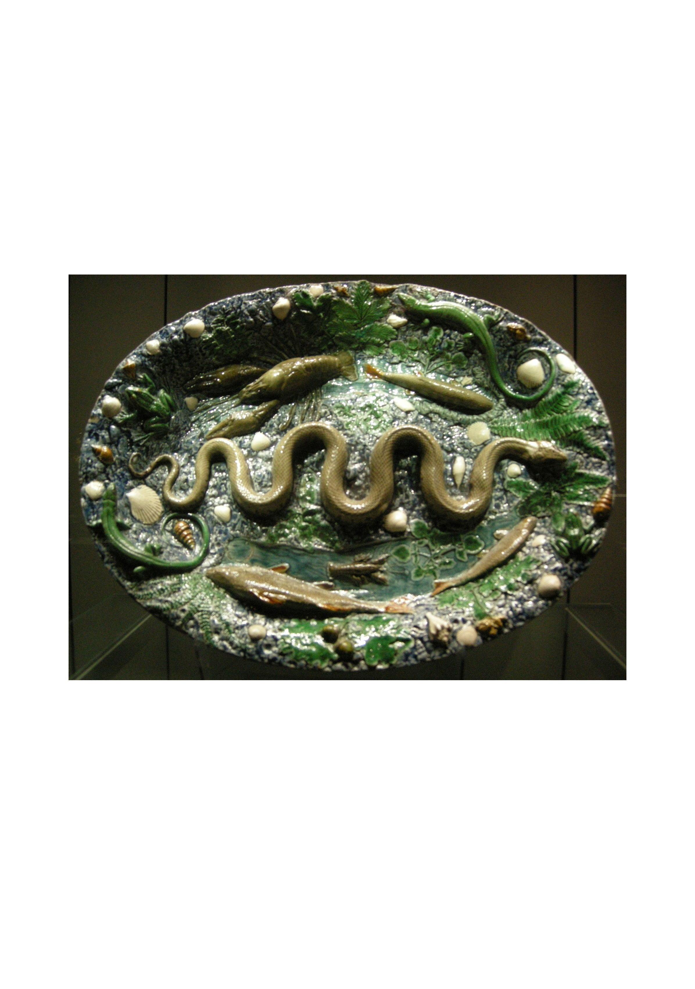 Staunen über den Reichtum der Naturerscheinungen beflügelt das kreative Potenzial. Diese Tonplastik wird Bernard Palissy, 16. Jh., zugeschrieben. (Foto: Sailko, Wikipedia, Creative Commons)