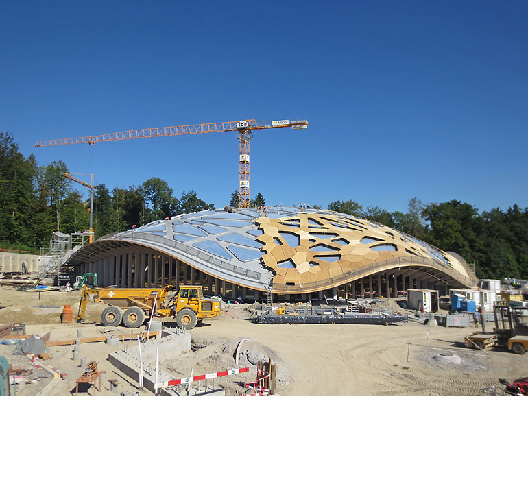 Nominiert «Hochbau»: Kaeng Krachan Elefantenpark, Zoo Zürich. Ingenieure: Walt+Galmarini AG, Zürich. Im Zoo Zürich sollte ein Elefantenpark gebaut werden, der durch die Konstruktion und die Landschaftsgestaltung den natürlichen Lebensraum von Elefanten nachbildet. Die komplexe und parametrisierte BIM-Planung wurde als repetitive und robuste Konstruktion ausgeführt. Vielfältige Anforderungen an Konstruktion, Innovation, Interdisziplinarität, Ästhetik und Nachhaltigkeit waren integral zu erfüllen.