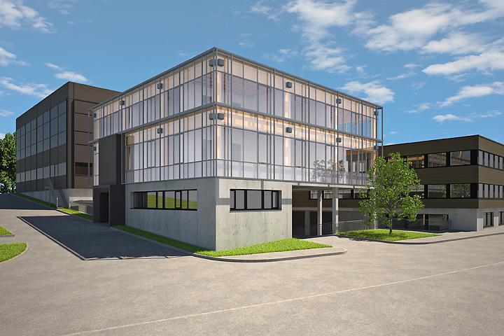 Nominiert «Hochbau»: ETH House of Natural Resources. Ingenieure: Häring Projekt AG, Eiken. An der ETH Hönggerberg wurde ein Pilothaus aus Laubholz erstellt. Das Bürogebäude wirkt als zukunftweisendes grossmassstäbliches und transdisziplinäres Forschungs- und Demonstrationsobjekt mit innovativen Bauteilen. Dank der Nutzung durch die Forscher liegen die Ergebnisse nicht nur in messbaren Grössen vor, sondern auch in subjektiven Wahrnehmungen der Nutzer, ein Mehrwert, der mit reinen Laborversuchen nich