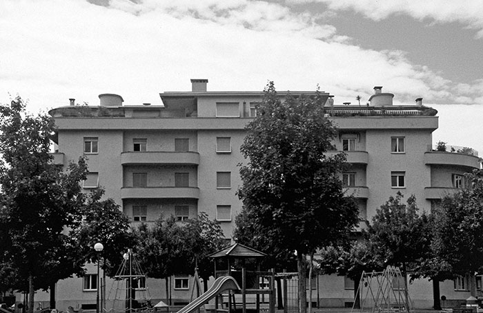 Orfeo Amadò, casa per appartamenti a Lugano, 1933. (Foto: archivio P. Fumagalli)