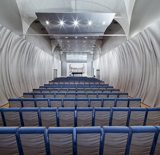 Auditorium del Conservatorio L. Campiani, Mantova (Foto: StudioWald, Maurizio Mercato)