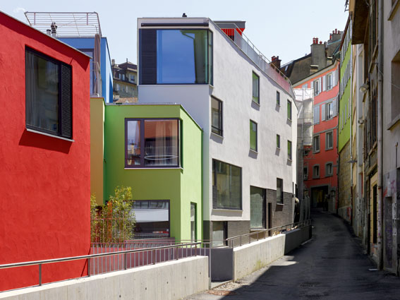 All'interno del quartiere. (Foto: Thomas Jantscher)