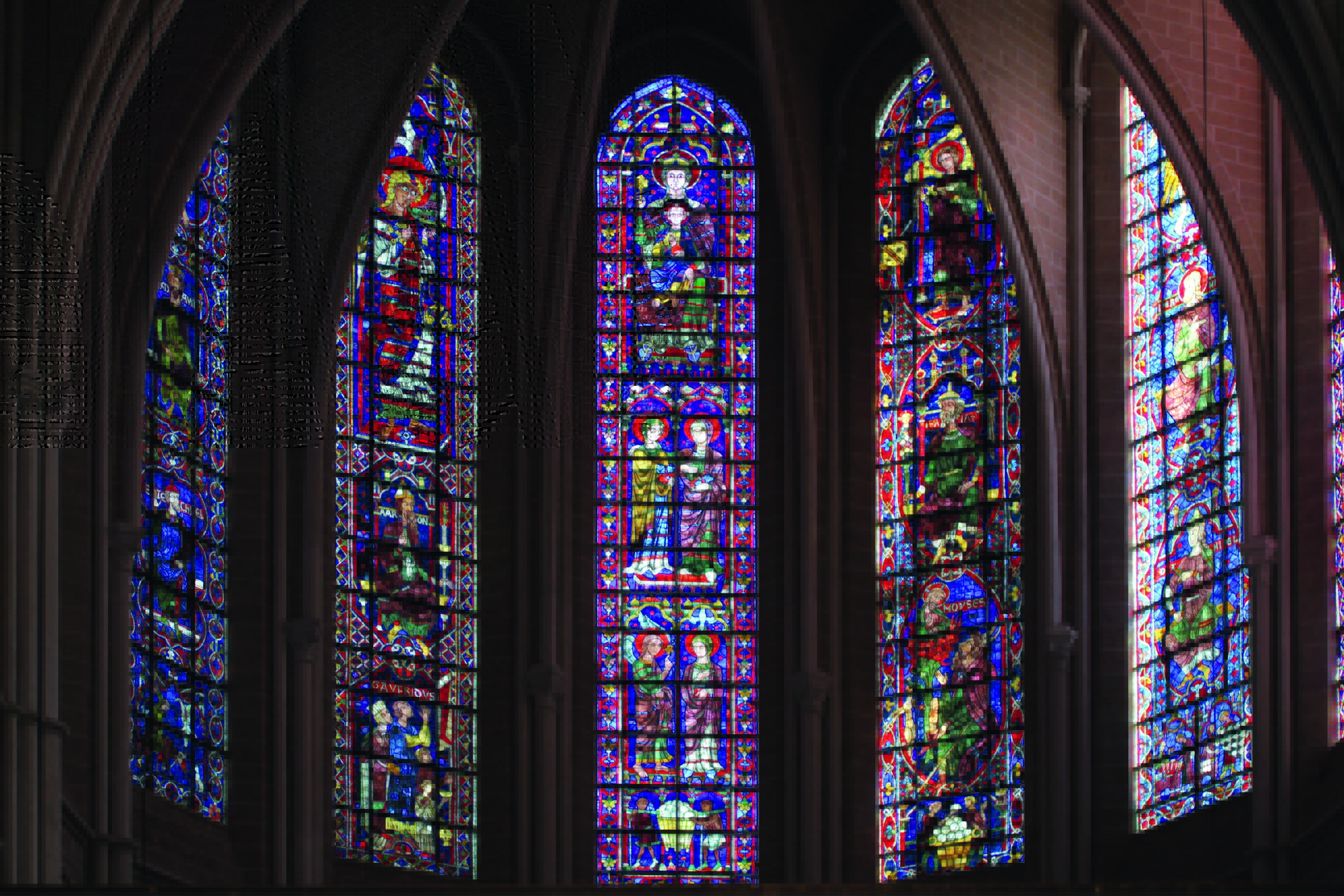 Notre-Dame di Chartres, luminosità all interno del coro, dopo i recenti restauri. (Foto: D. Mondini)