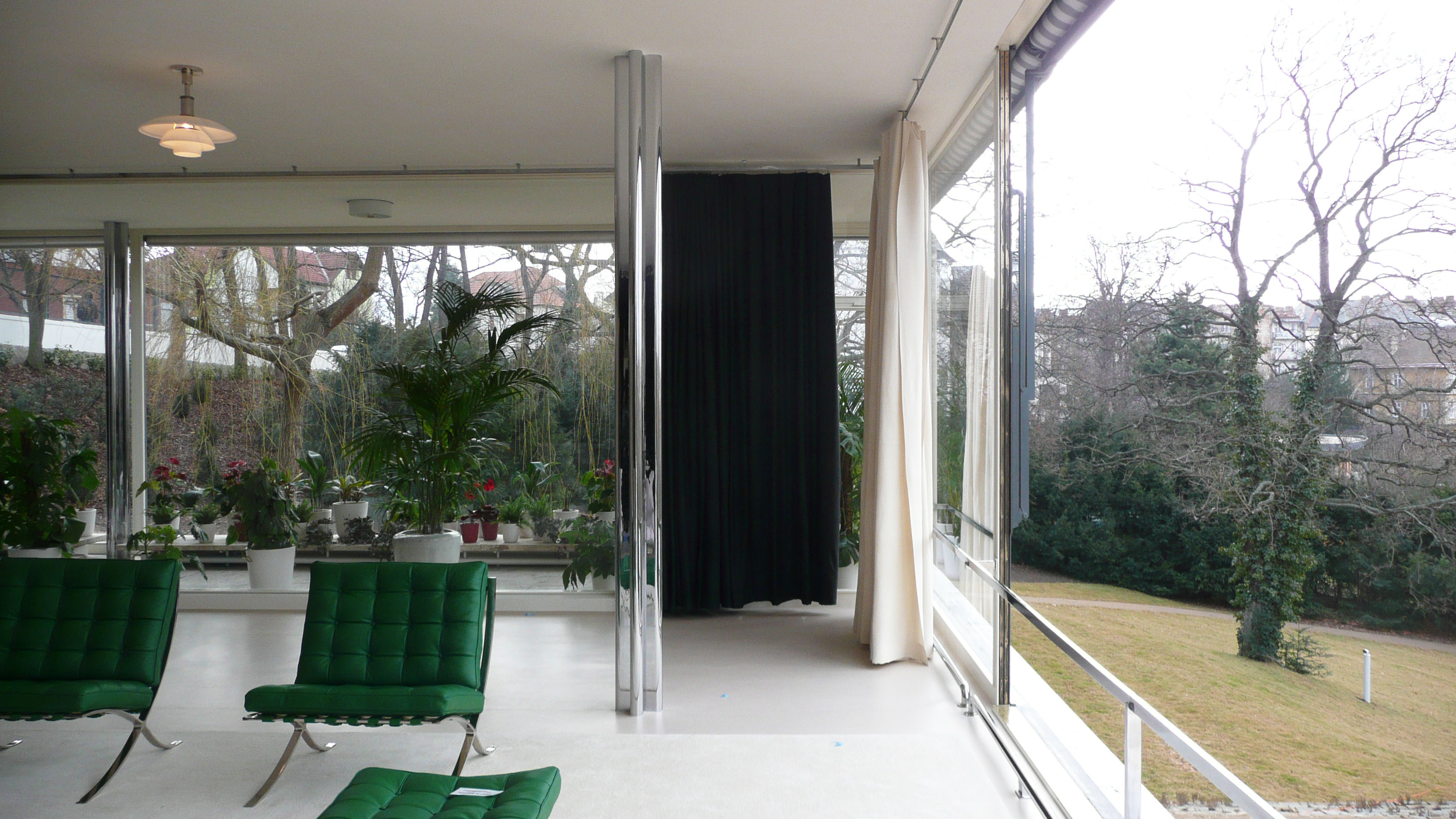 Villa Tugendhat Fenster nach der Restaurierung