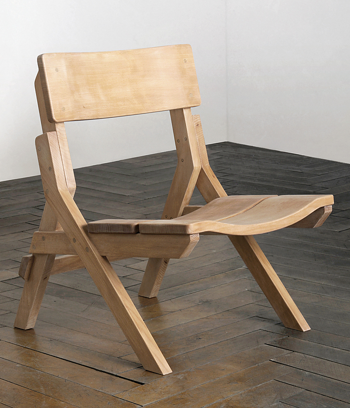«Just Wood Chair»: vollständig aus Holz, hergestellt mit neu entwickelter Holzverbindungstechnik