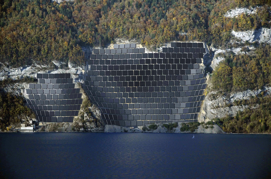 Geplante Solaranlage in Quinten am Walensee