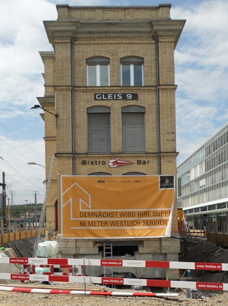 Der Bau ist bereit für einen Standortwechsel: Restaurant_18. Mai 2012