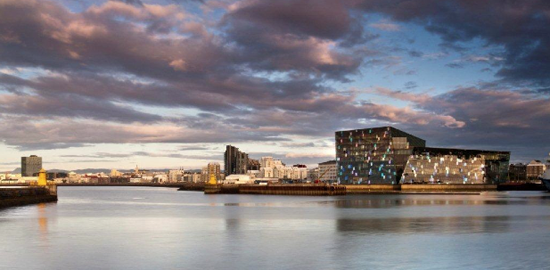 Harpa, Konzerthalle und Konferenzzentrum Reykjavik.