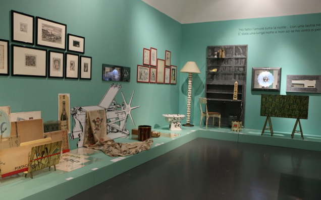 Ausstellungsbereich mit frühen Skizzen und Entwürfen. (Bild: Triennale Milano)